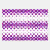 Lila Magenta Diamonds Design Geschenkpapier Set (Vorderseite 2)