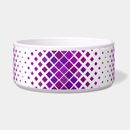 Lila Magenta Diamonds Design Napf