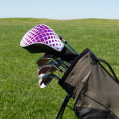 Lila Magenta Diamonds Golf Club Golf Headcover (In SItu)