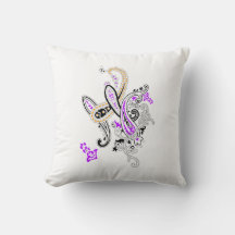 Lila-Magenta, rötlich-orange, Tealisch-blaue Mädch