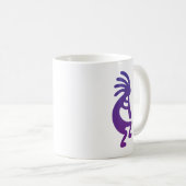 Lila Magic Kokopelli Kaffeetasse (VorderseiteRechts)