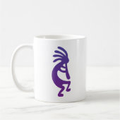 Lila Magic Kokopelli Kaffeetasse (Links)
