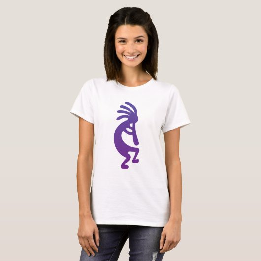 Lila Magic Kokopelli T-Shirt (Vorne ganz)