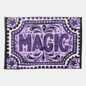 Lila Magie Geschirrtuch (Horizontal)