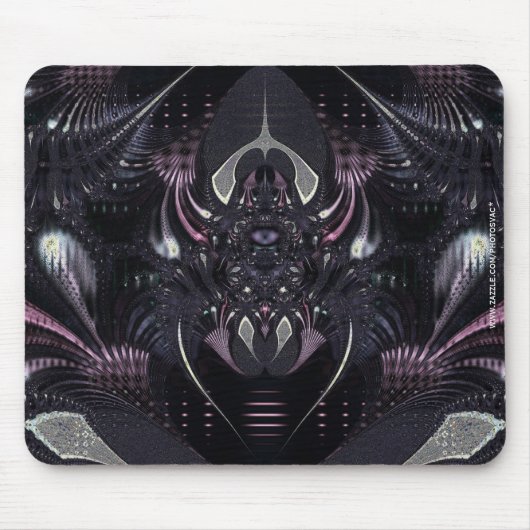Lila Magie Mousepad (Vorne)
