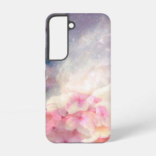 Lila magische wunderliche Blumen Samsung Galaxy Hülle