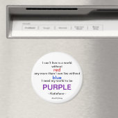 Lila Magnet (In Situ (Geschirrspüler))