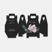 Lila Magnolia Floral Geschenkschachtel (Ungefaltet)