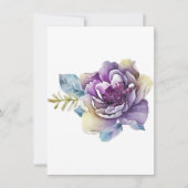 Lila Magnolia von Ihrem Schreibtisch aus Mitteilungskarte (Vorderseite)