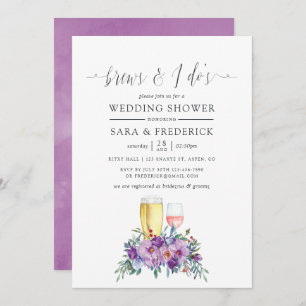 Lila Magnolien und Rose brechen, bevor ich es tue Einladung