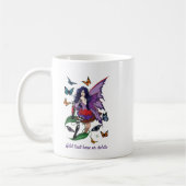 Lila Mairy Mushroom Butterflies Kaffeetasse (Links)