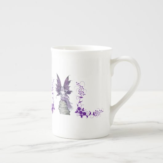 Lila Mairy Tall Teacup Porzellantasse (Rechts)