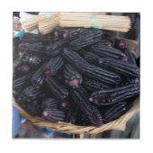 Lila Mais von Peru Fliese (Vorderseite)