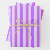 Lila Majestät: Gestripptes Geschenk Geschenkpapier Set (Beispiel)