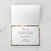 💚 💜 💛 Lila Majestät: Mardi Gras Elegance Karte (Innenseite)