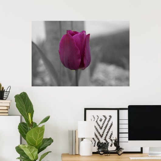 Lila Majestät Poster (Heimbüro)