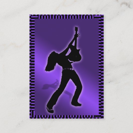 "Lila majestätische" Chubby Karte (Vorderseite)