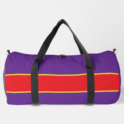 Lila Major Large Duffle Bag (Rückseite)