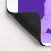 Lila Malamute Pop Art Mousepad (Ecke)