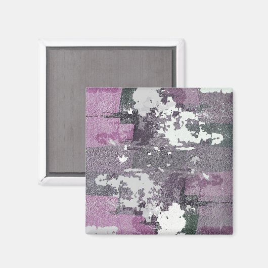 Lila Malerei Magnete für moderne Kunst Magnet (Vorderseite/Rückseite)
