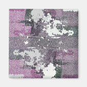 Lila Malerei Magnete für moderne Kunst Magnet (Vorne)