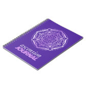 Lila Mandala - Ascension Journal Notizblock (Linke Seite)