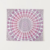 Lila Mandala Bohemisch Tapestry Wall Hängen Wandteppich (Vorderseite (Horizontal))