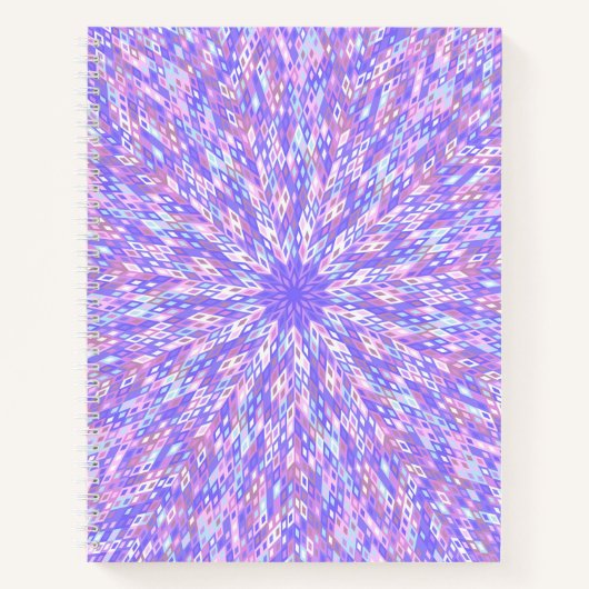 Lila Mandala Bullet Journal / Linken-Notebook Notizblock (Vorderseite)