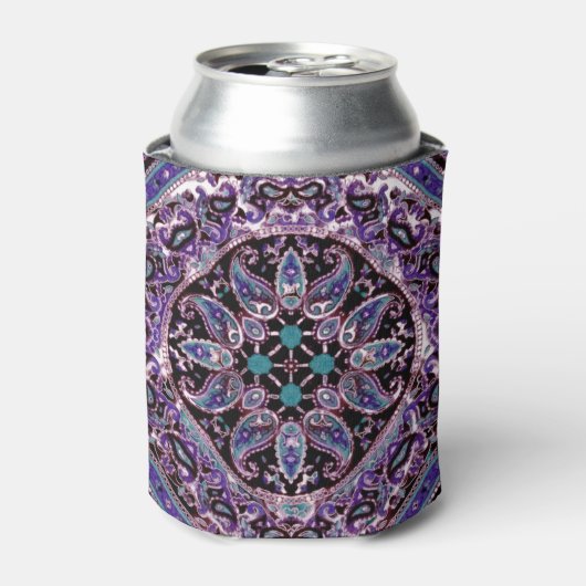 Lila Mandala Dosenkühler (Kanne Vorderseite)