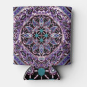 Lila Mandala Dosenkühler (Vorderseite)
