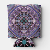 Lila Mandala Dosenkühler (Rückseite)