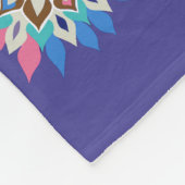 Lila Mandala Fleece 60 x 80 (Ecke)