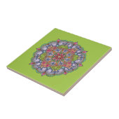 Lila Mandala Fliese (Seite)