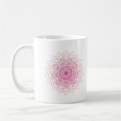 Lila Mandala Kaffeetasse (Links)