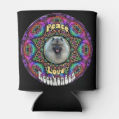 Lila Mandala kann coozie Dosenkühler (Rückseite)