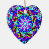 Lila Mandala Keramik Ornament (Rechts)