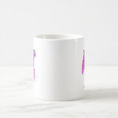 Lila Mandala Manta Ray Tattoo Kaffeetasse (Mittel)
