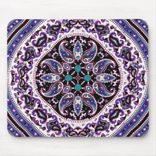 Lila Mandala Mousepad (Vorne)