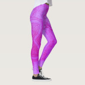 Lila Mandala-Muster Leggings (Rechts)