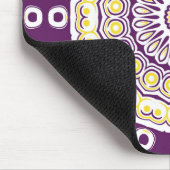 Lila Mandala-Muster Mousepad (Ecke)