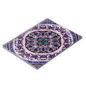 Lila Mandala Notizblock (Linke Seite)