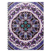 Lila Mandala Notizblock (Vorderseite)