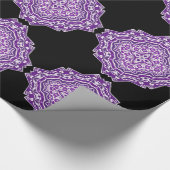 lila Mandala-Packpapier Geschenkpapier (Ecke)