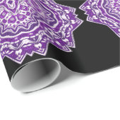 lila Mandala-Packpapier Geschenkpapier (Rolleneckpunkt)