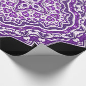 lila Mandala-Packpapier Geschenkpapier (Ecke)