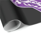 lila Mandala-Packpapier Geschenkpapier (Rolleneckpunkt)