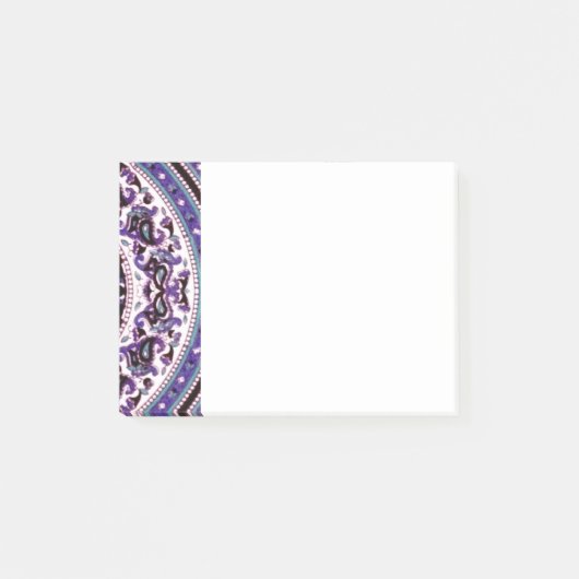 Lila Mandala Post-it Klebezettel (Vorderseite)