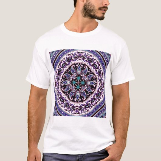 Lila Mandala T-Shirt (Vorderseite)