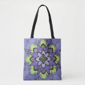 Lila Mandala Tasche (Vorderseite)