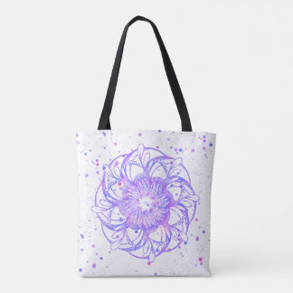 Lila Mandala Tasche